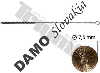 Špeciálna kefka na čistenie miesta uloženia ihly vstrekovača  Ø 7,5 mm, Ø  drôtu 0,1