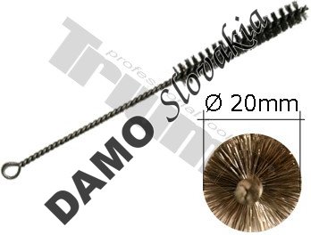 Špeciálna kefka na čistenie miesta uloženia ihly vstrekovača  Ø 20 mm,Ø  drôtu 0,2