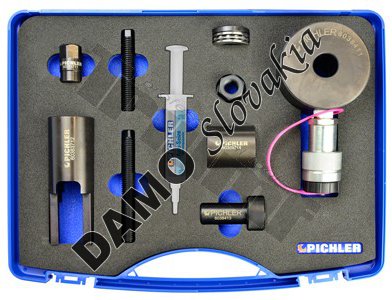 Sada na vyberanie vstrekovačov OM642 s hydraulickými piestom 12T