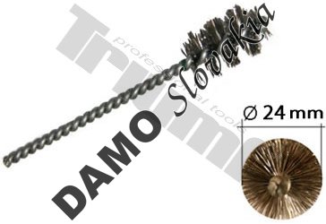 Nerezová kefka PICHLER na čistenie otvoru pre vstrekovač  Ø 24 mm, drôt  Ø 0,3 mm
