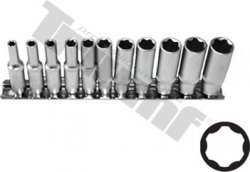 Sada predĺžených hlavíc Surface Drive 1/4", 11 - dielna