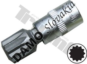 Bit XZN v 1/4" hlavici M8
