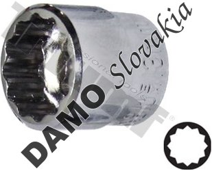 Hlavica 1/4" nízky profil 13 mm