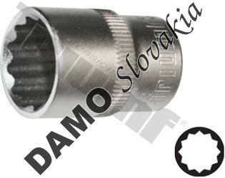 Hlavica 12 - hranná 1/4" 12 mm