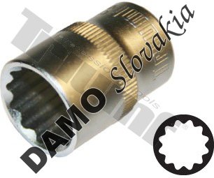Hlavica 12 - hranná 1/4" 14 mm
