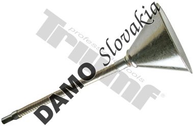 Celokovový lievik na olej, flexibilné hrdlo s "pamäťou"