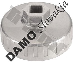 Hlavica na olejové filtre hliníková 74 mm / 14 hran