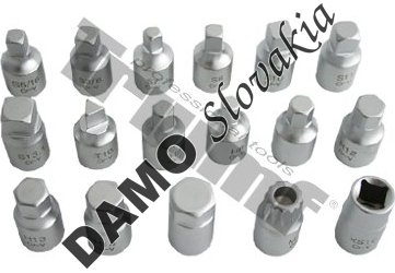 Sada hlavíc na olejové výpuste 3/8" vstup, 17 - dielna