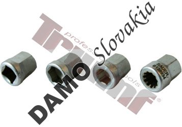 Sada hlavíc na brzdy nákladných vozidiel.
