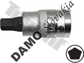 Nástavec 1/2" päťhranný na brzdy 10 mm, S2 oceľ