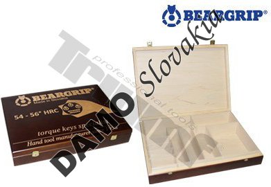 Drevená prezentačná kazeta pre TORX kľúče
