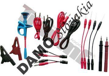 Sada koncoviek na testovanie elektrických vodičov, 15 dielna