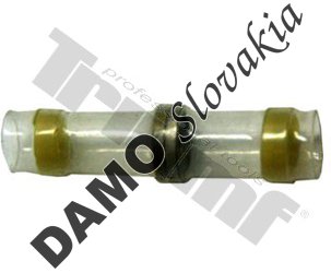 Letovacia prepojka, balenie 10 ks  max. priemer izolácie 6,8/5 mm žltá