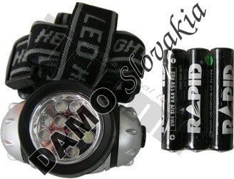Led čelová pracovná lampa