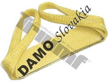 Plochý nylónový pás s okami, dĺžka 762 mm