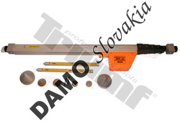 Teleskopický meter s kónickými adaptérmi 6 ks, rozsah 730-3000 mm