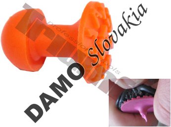 Lepiace koliesko OE 16 mm "Tiddy Tab" oranžové, 1ks