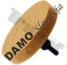 Gumový odstraňovač nálepiek s vretenom do vŕtačky