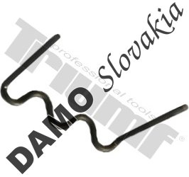Zatavovacia spinka predlomená vlnitá 0,7 mm, nízka 100 ks v balení