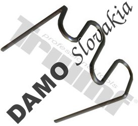 Vlnkovitá zatavovacia spinka tvaru “W”