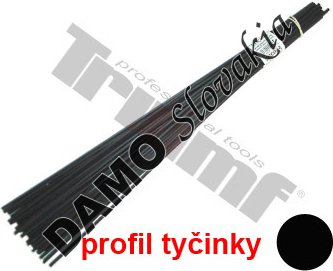 Tyčinka čierna OE 3 mm, 9 m