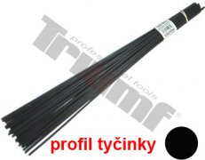 Tyčinka polypropylénová čierna, OE 3 mm,  9 m