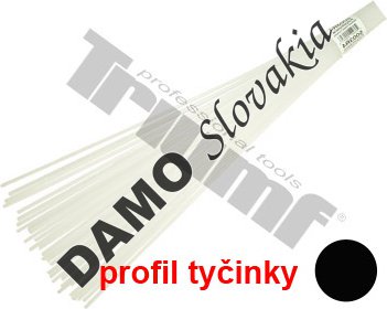 Tyčinka polyetylénová neutrálna, OE 3 mm,  9 m
