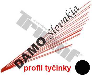Tyčinka polyetylénová oranžová, OE 3,0 mm, 4.5 m