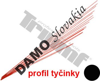 Tyčinka polyetylénová červená, OE 3,0 mm, 4.5 m