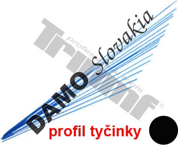 Tyčinka polyetylénová modrá, OE 3,0 mm, 4.5m