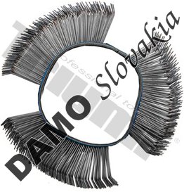 Drôtený nástavec, 103 x 23 x 0,7 / zahnutý vlas