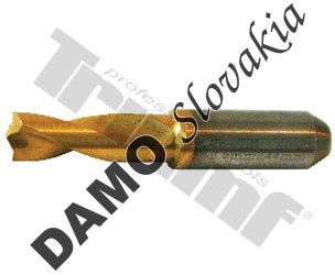 Vrták na bodové zvary 8 x 6,5 x 55 mm, povlakovaný titánom