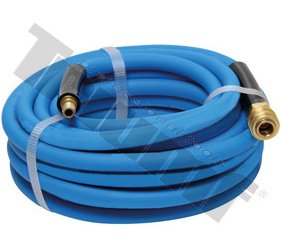 Pneumatická hadica Ø10x16mm, L=10m, 1/4" rýchloup., mäkká s ochranou, max 300 Psi, profi