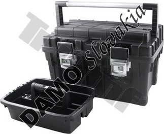 Kufor na náradie Triumf MAX One, profi, 595x345x355 mm, čierny, na sadu 28455
