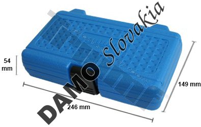 Plastový kufrík BMC 246 x 149 x 54 mm