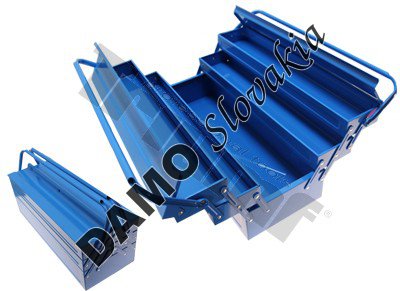 Kufor plechový vejárový  200 x 200 x 550 mm