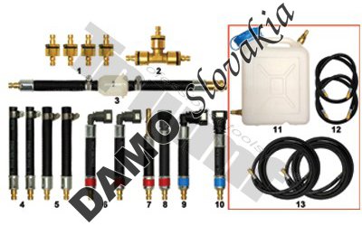 Sada prepojovacích palivových adaptérov OE 8,00 / OE 10,00 mm, 21 - dielna