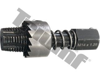 Čistič závitov M14x1,25 zapaľovacia sviečka, plus frézka na zarovnanie kontaktnej plochy