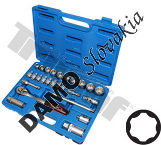Gola sada 3/8" vstup, 27 - dielna