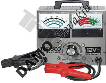 Tester batérii 12V, 160 Ah Max