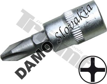 Bit krížový PH v 3/8" hlavici PH3