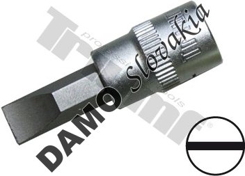 Bit plochý v 3/8" hlavici 7 mm