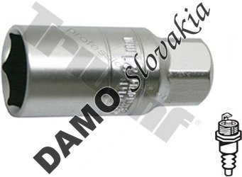 Hlavica na zapaľovacie sviečky 3/8" 21 mm