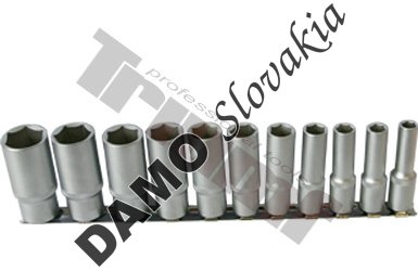 Sada predĺžených hlavíc 3/8", palcové miery, 11 - dielna