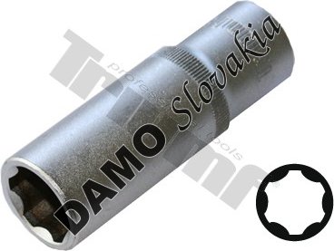 Hlavica "Surface Drive" 3/8" vstup, predĺžené 14 mm