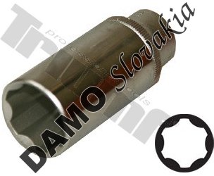 Hlavica "Surface Drive" 3/8" vstup, predĺžené 22 mm