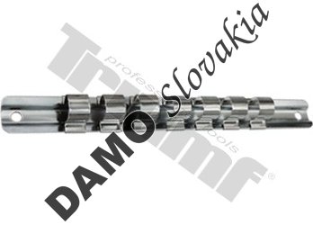 Koľajnica mini pre 1/2" hlavice 7 klipov