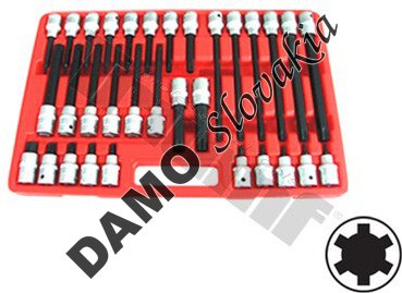 Sada Ribe v 1/2" nástavcoch, 32 - dielna