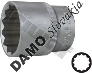 Hlavica 1/2" vstup, 12-hranná 32 mm