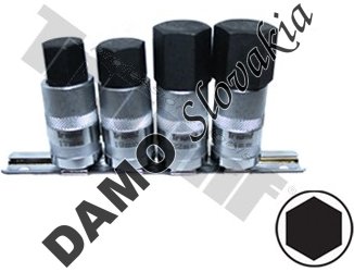 Sada Maxi Inbus v 1/2" hlavici, 4 - dielna